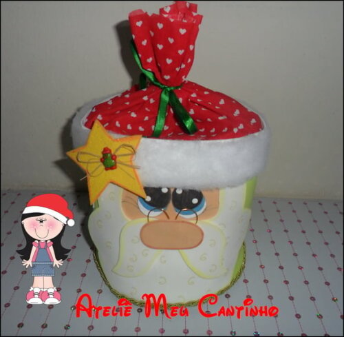 Porta panetone Noel