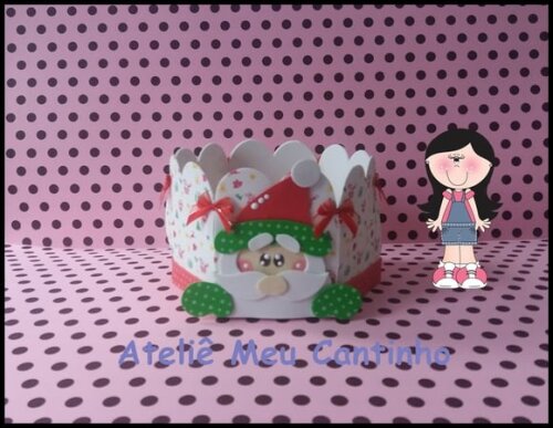 Porta panetone Noel