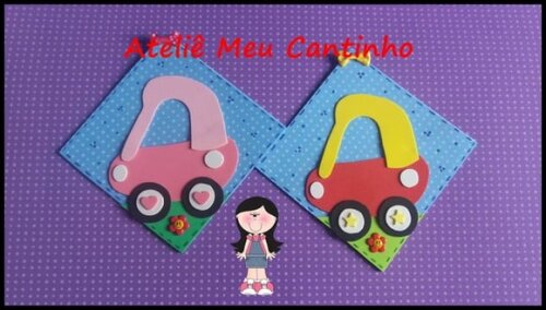 Porta retrato carrinho