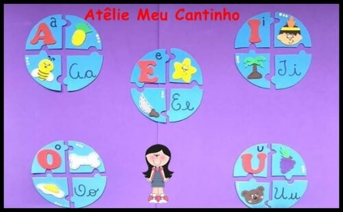 Quebra cabeça vogais