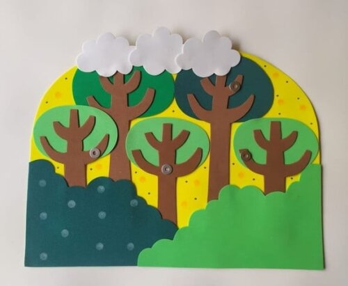Recurso pedagógico como é verde na floresta ( Bita )