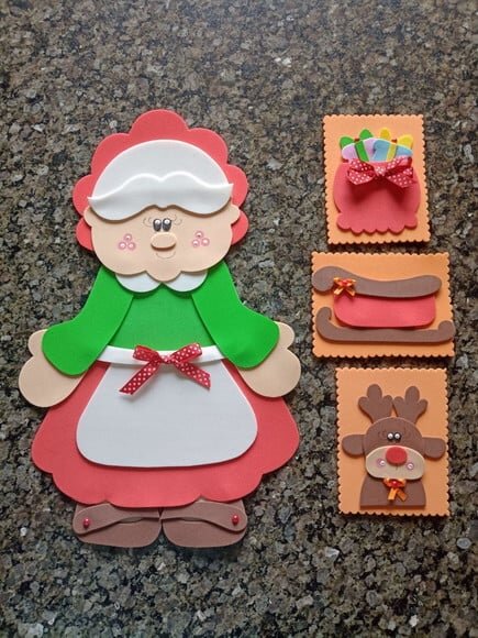 Sacola de História a Velhinha Que Comeu os Símbolos do Natal