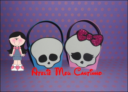 Sacolinha porta doces monsters hight