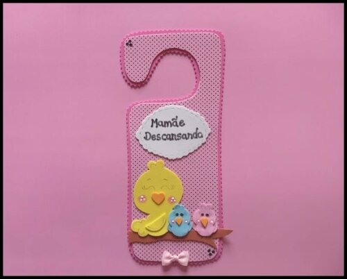 Sinalizador de porta da mamãe