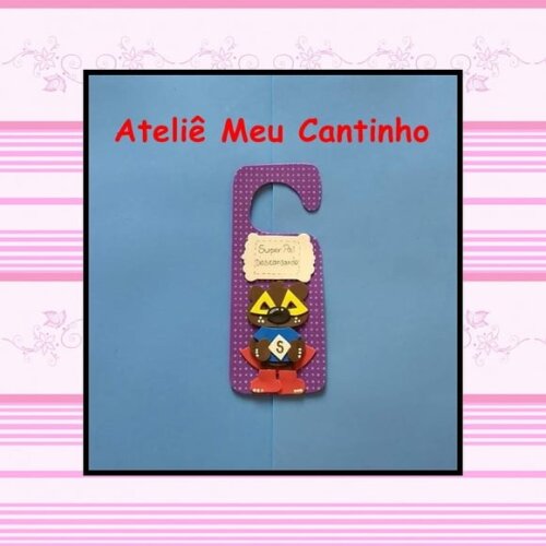 Sinalizador de porta para o papai