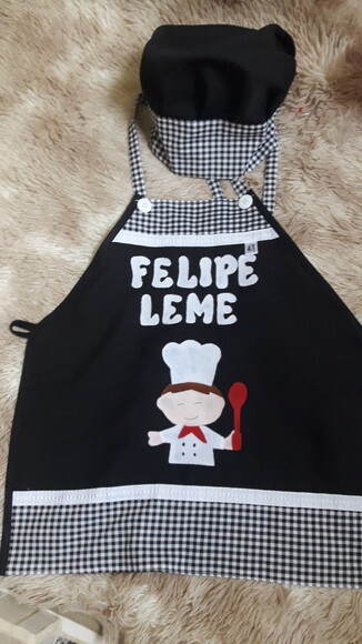 Avental de Chef Infantil Personalizado