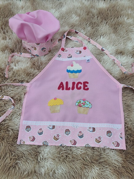 Avental Infantil de Culinária Personalizado