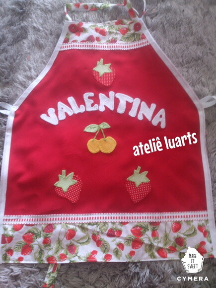 Avental infantil personalizado