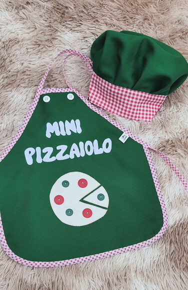 Avental Infantil Pizzaiolo