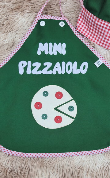 Avental Infantil Pizzaiolo