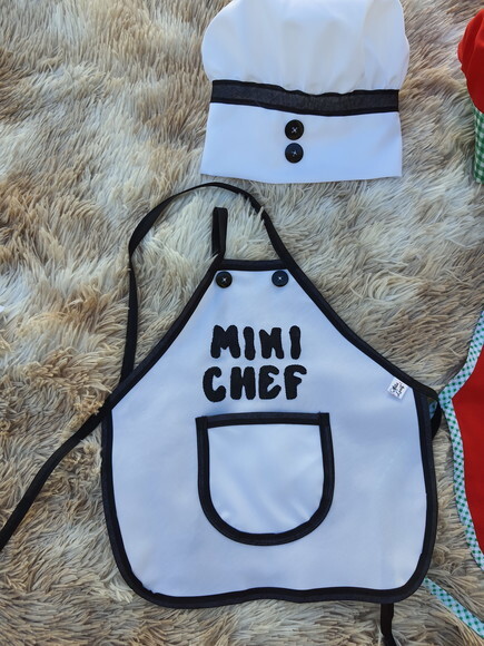 Avental Mini Chef e Pizzaiolo