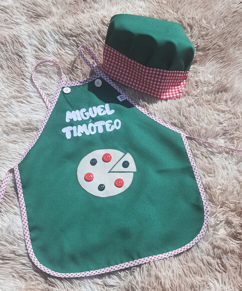 Avental Mini Pizzaiolo Personalizado
