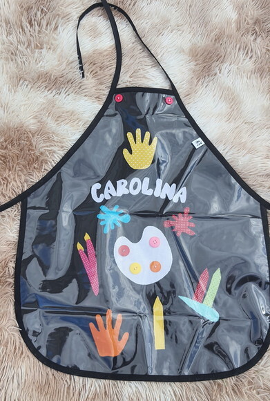 Avental Personalizado Infantil com Plástico