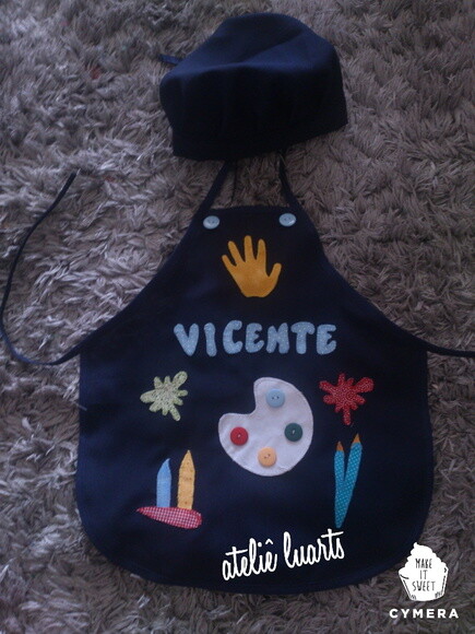 avental pintando o sete