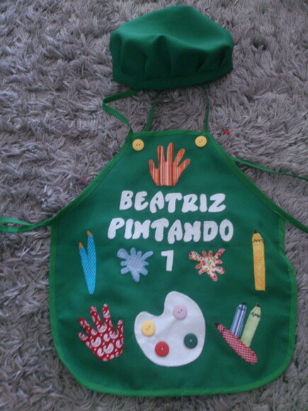 avental pintando o sete