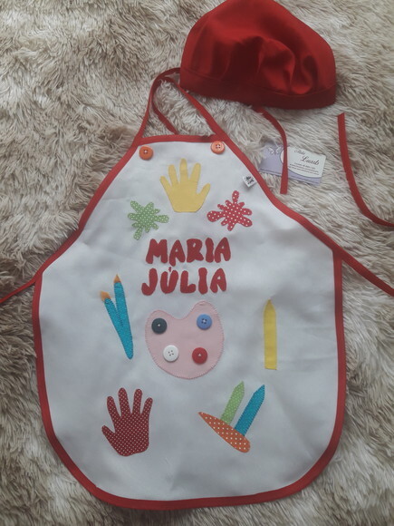 Avental Pintando o 7 com Nome Personalizado
