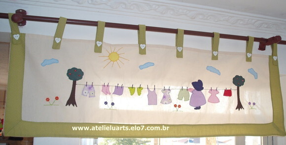 Bandô de Cortina para Lavanderia