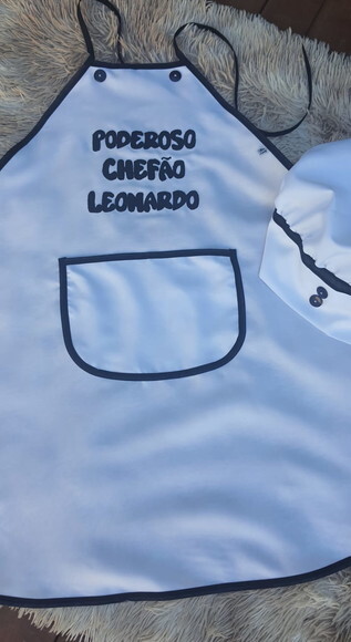 Kit Tal Pai, Tal Mãe e Tal Filho Avental Personalizado