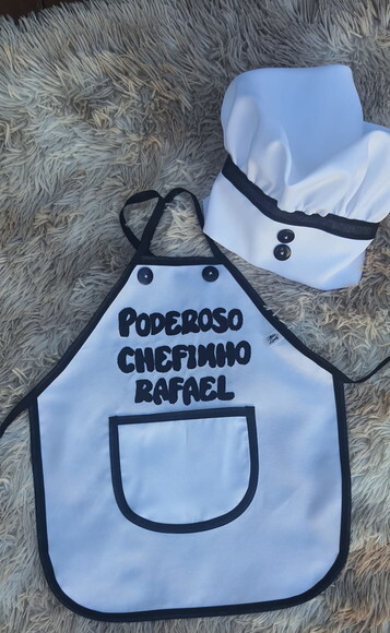 Kit Tal Pai, Tal Mãe e Tal Filho Avental Personalizado