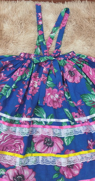 Saia Junina Infantil Longa