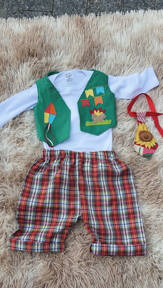 Traje Caipira Luxo para Menino