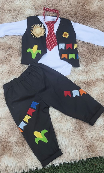Traje Junino Luxo para Menino