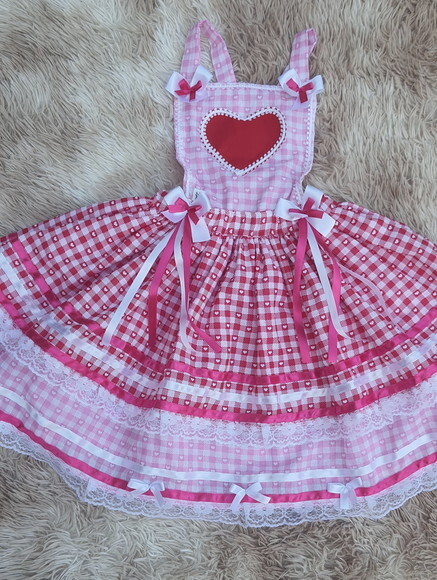 Vestido Festa Junina Infantil Luxo