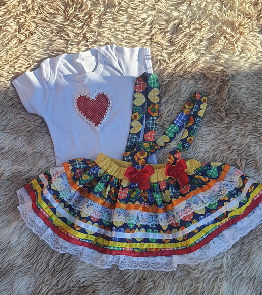 Vestido Festa Junino Baby