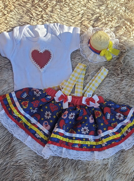 Vestido Junino Baby