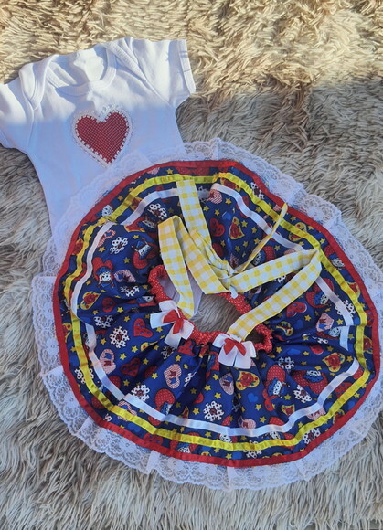 Vestido Junino Baby