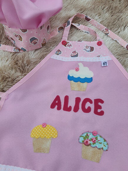 Avental Infantil de Culinária Personalizado