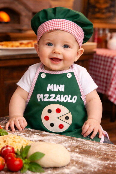 Avental Infantil Pizzaiolo