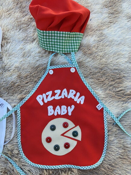 Avental Mini Chef e Pizzaiolo