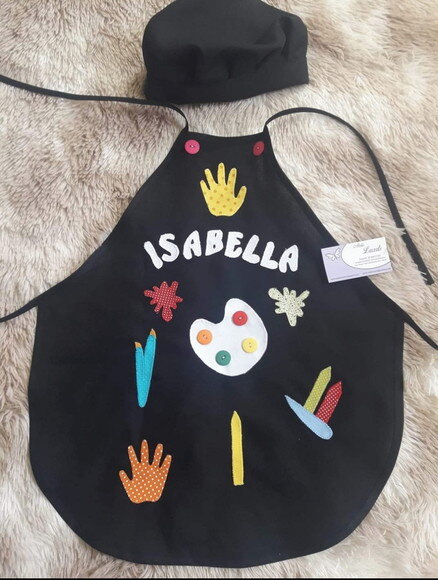 Avental Pintando o 7 com Nome Personalizado