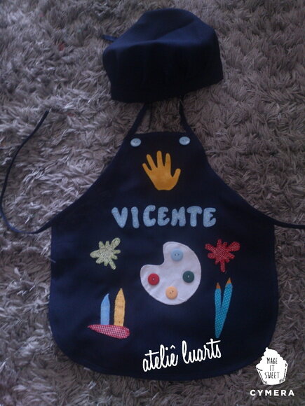 avental pintando o sete