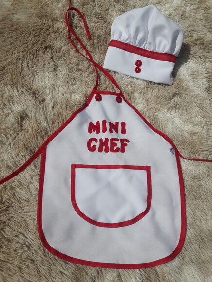 Fantasia de Mini Chef para Bebê