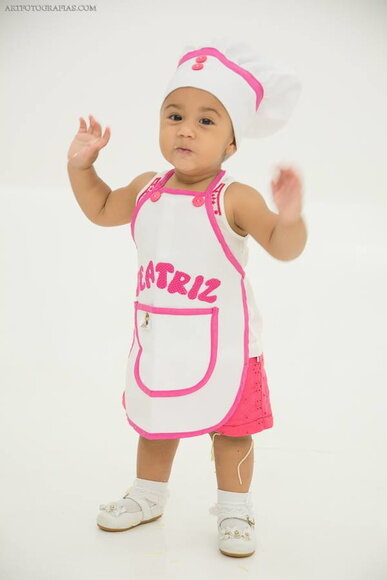 Fantasia de Mini Chef para Bebê