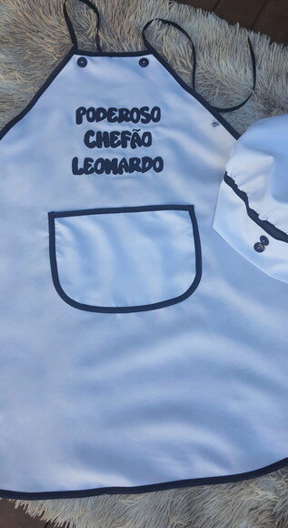 Kit Tal Pai, Tal Mãe e Tal Filho Avental Personalizado