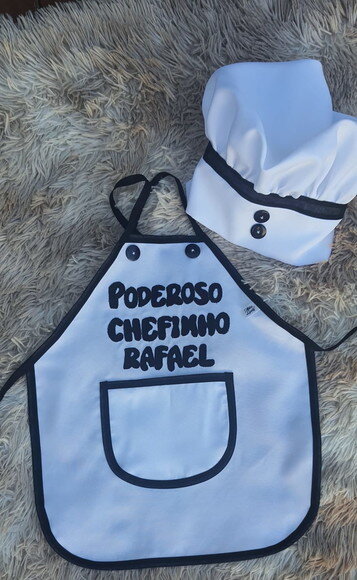 Kit Tal Pai, Tal Mãe e Tal Filho Avental Personalizado