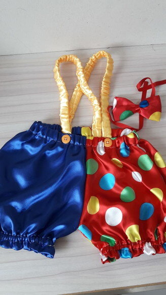 Roupinha de Palhaço para Bebê