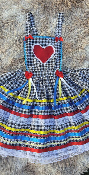 Roupa de Festa Junina Infantil Luxo