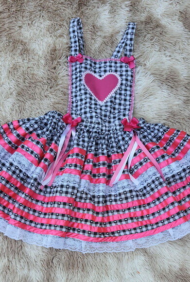 Vestido Festa Junina Infantil 10/12