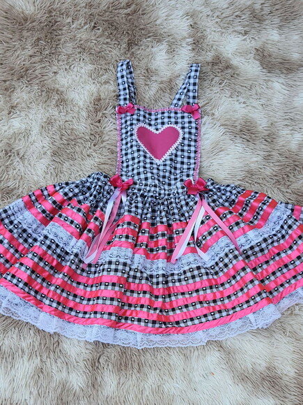 Vestido Festa Junina Infantil 10/12