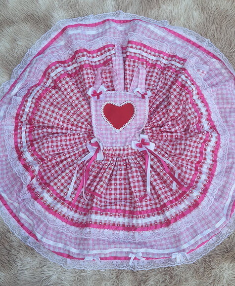 Vestido Festa Junina Infantil Luxo