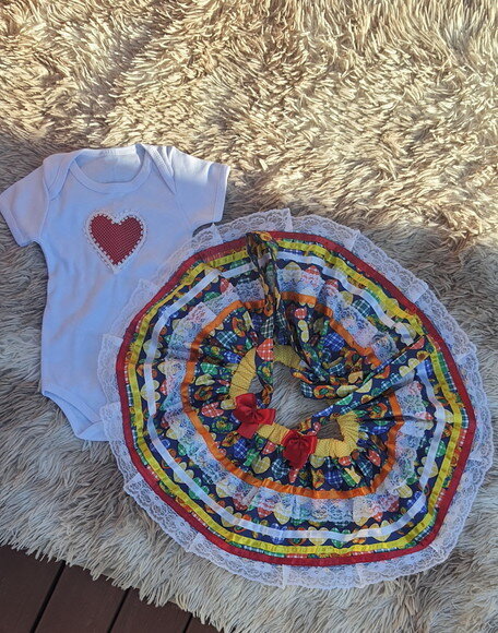 Vestido Festa Junino Baby