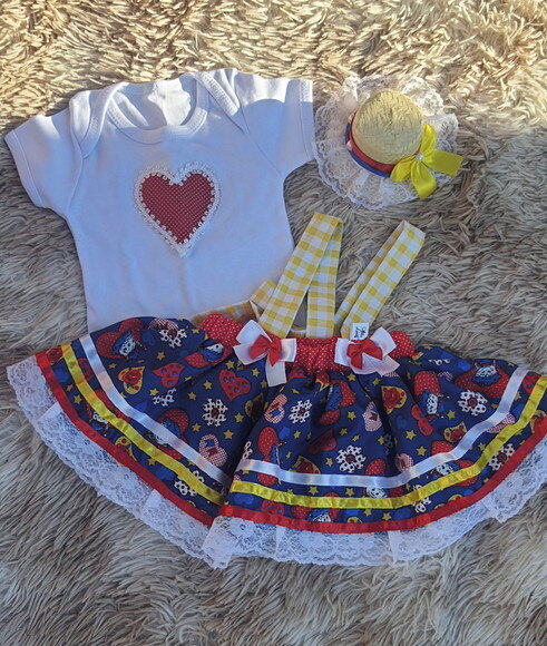 Vestido Junino Baby