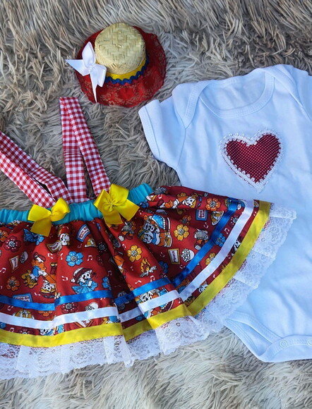 Look Junino Baby 3 a 6 Meses