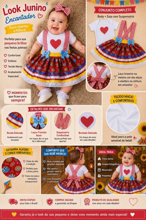 Traje Junino Baby