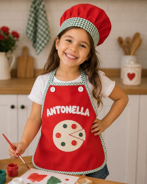 Avental Infantil Pizzaria