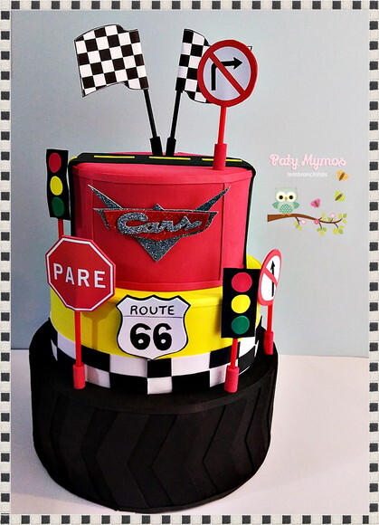 Bolo Cenográfico Carros Disney